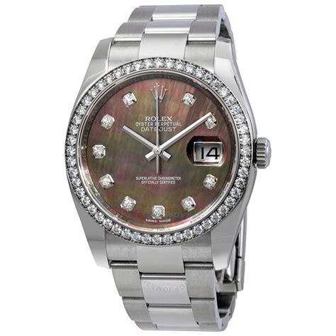 rolex ladies datejust black mother of pearl|rolex 2022 release datejust 36.